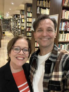 Könyvtárban Andrással