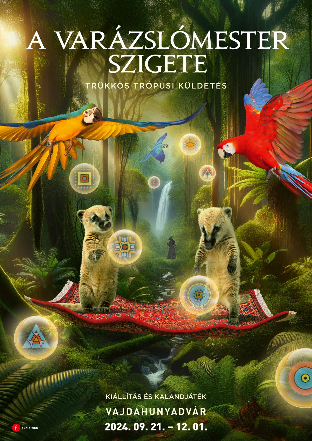 A VARÁZSLÓMESTER SZIGETE – Trükkös trópusi küldetés kiállítás és kalandjáték
